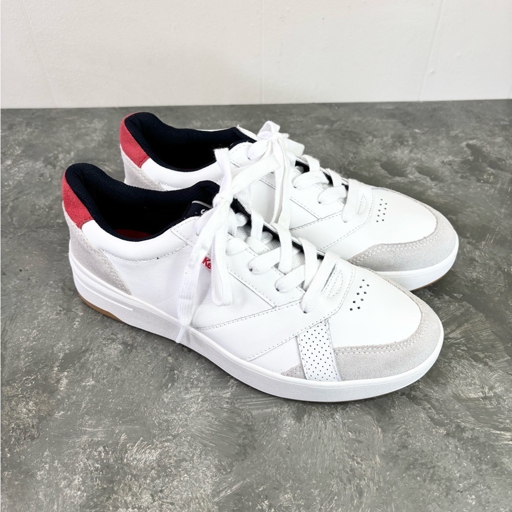 Keds The Court leather lace-up sneakers suede size 8.5